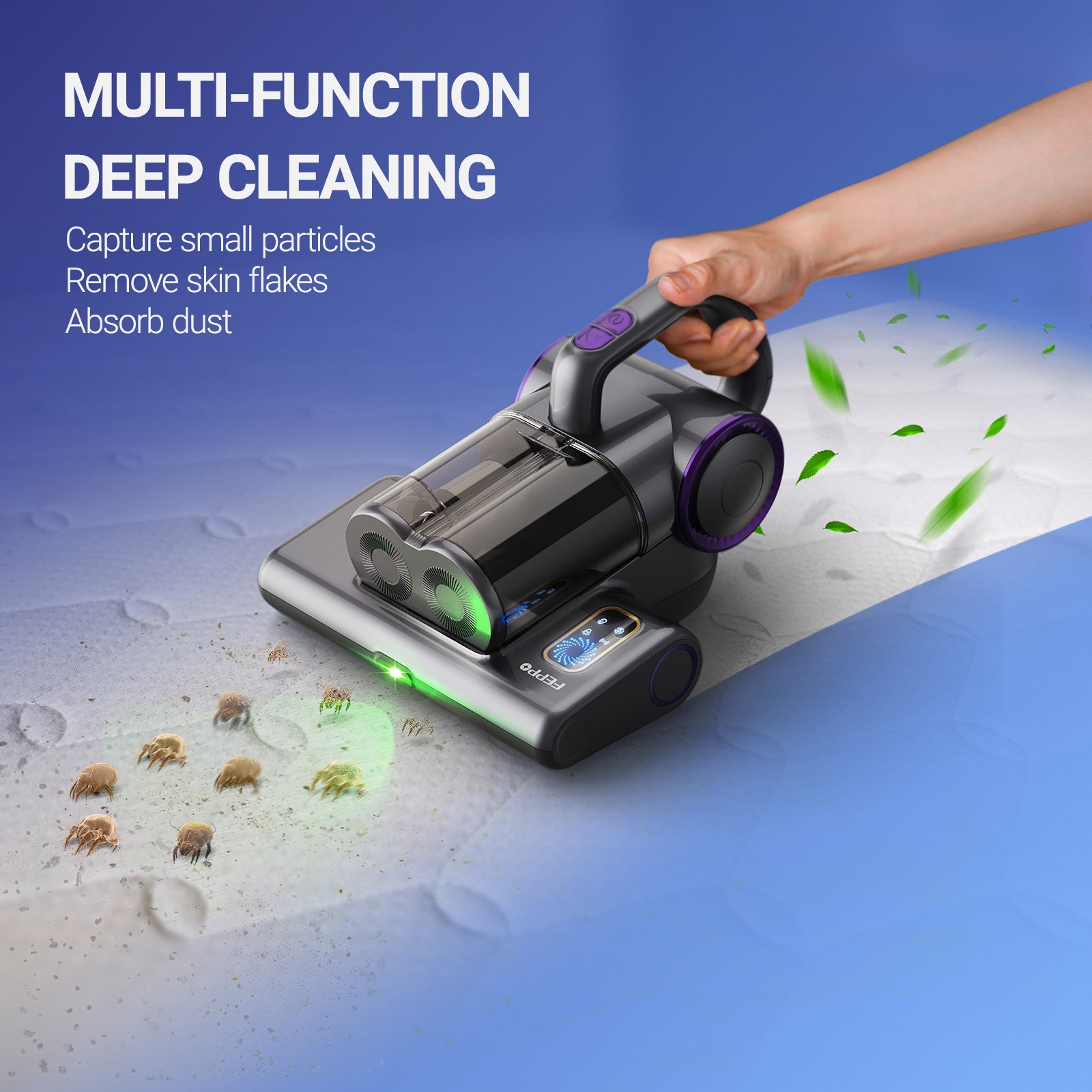 FEPPO Mattress Vacuum Cleaner, 16Kpa Corded Bed Vacuum Cleaner